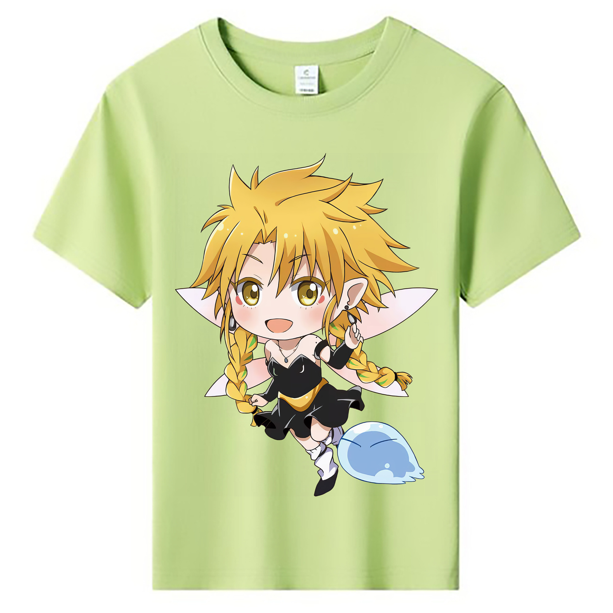 （画像用） 転スラ Regarding Reincarnated to Slime 綿100％キッズTシャツ（フロントプリント）
